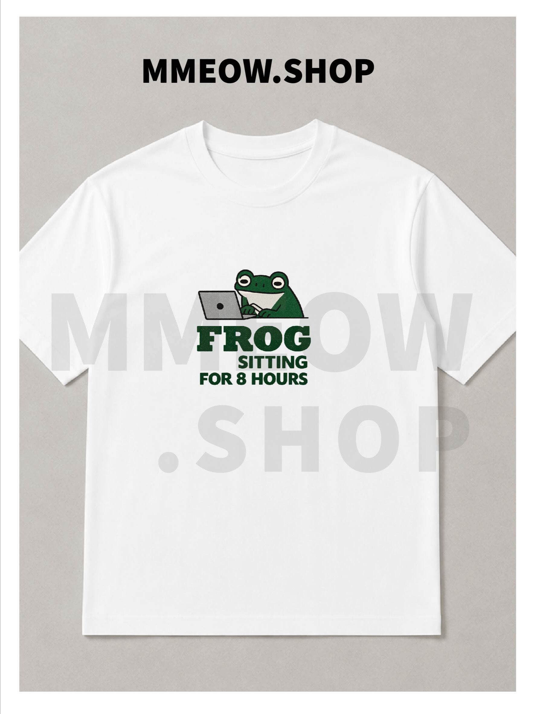 Frog sitting for 8 hours T - SHIRT PRINTED product image (15)