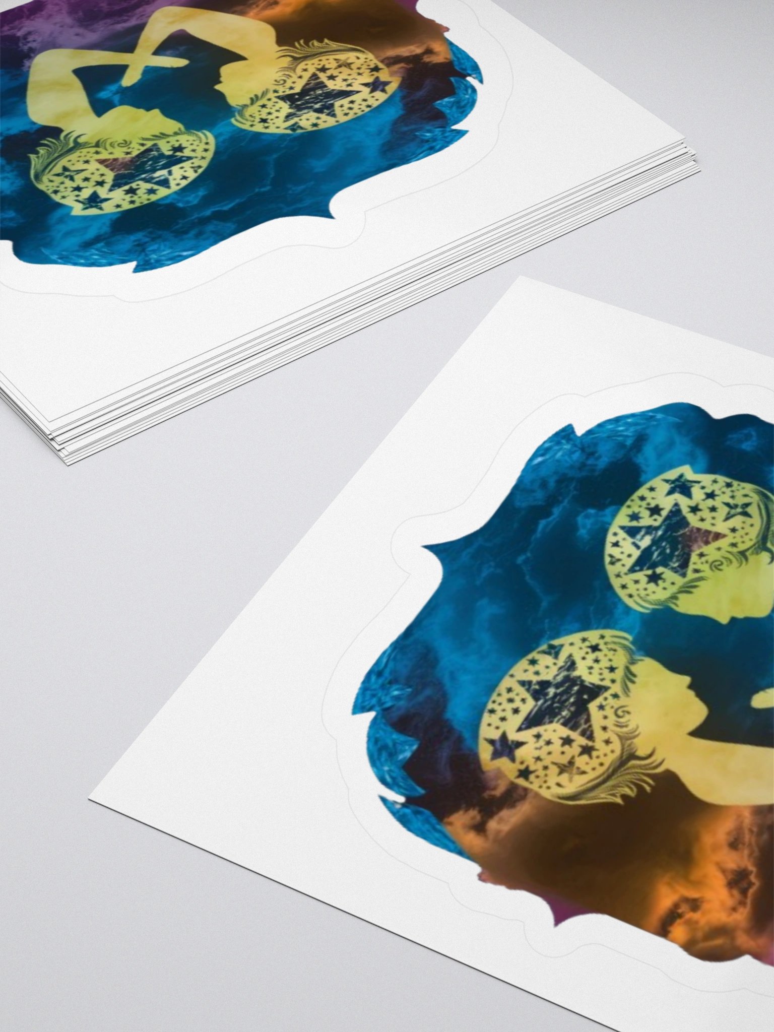 Gemini Celestial Kiss-Cut Sticker product image (12)