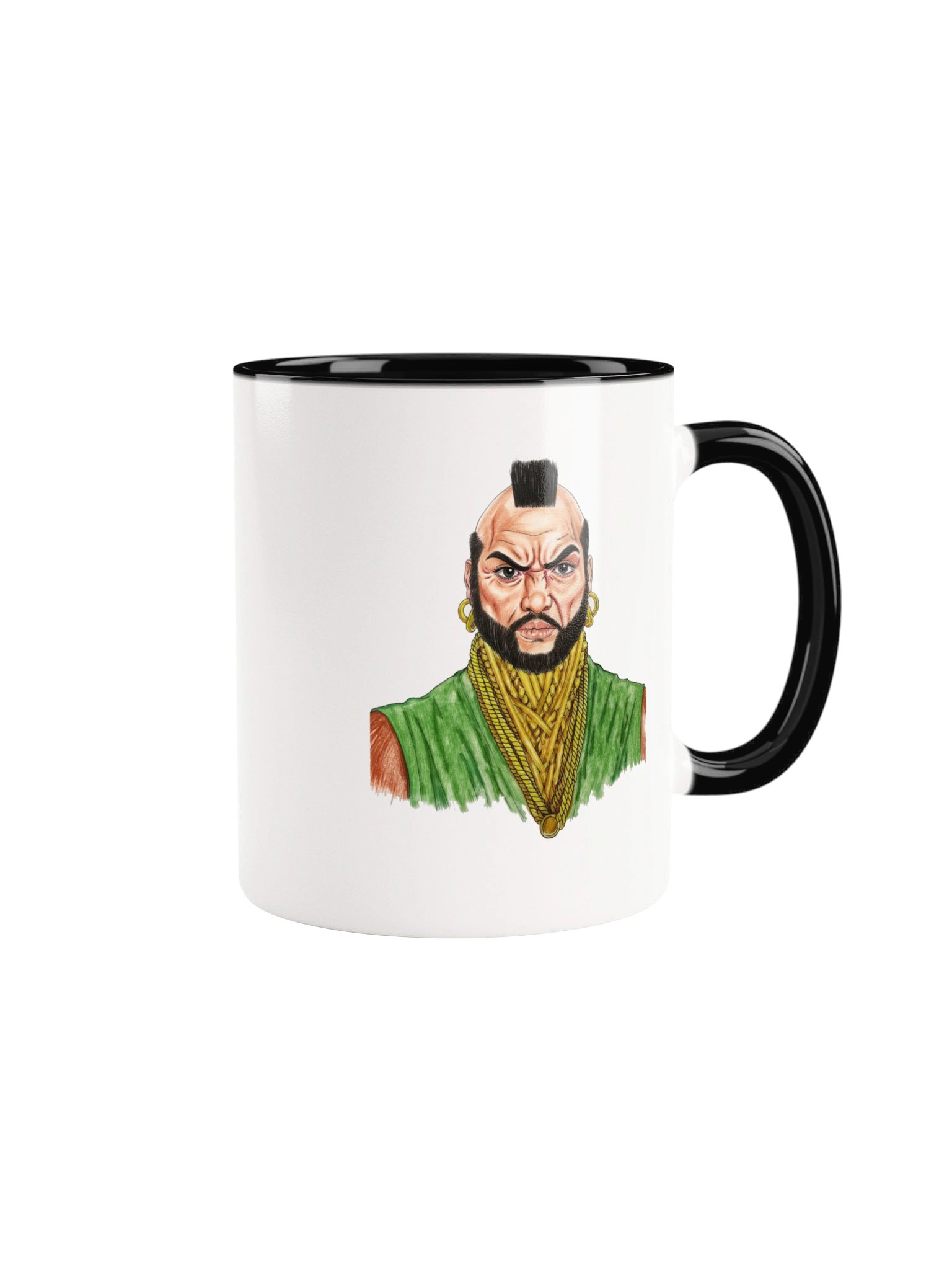 Gold Chains & Attitude — Character Portrait Mug product image (1)