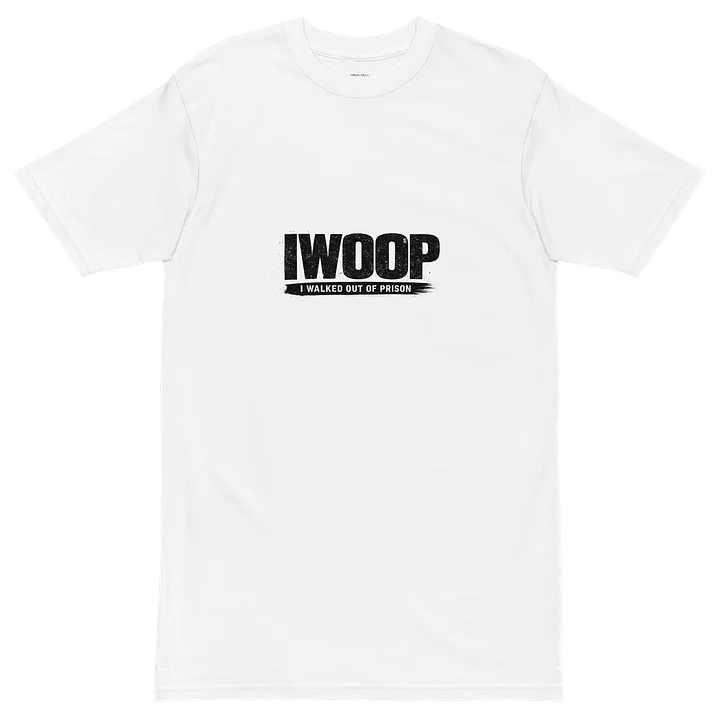 IWOOP White Freedom Edition – I Walked Outta Prison Tee product image (2)