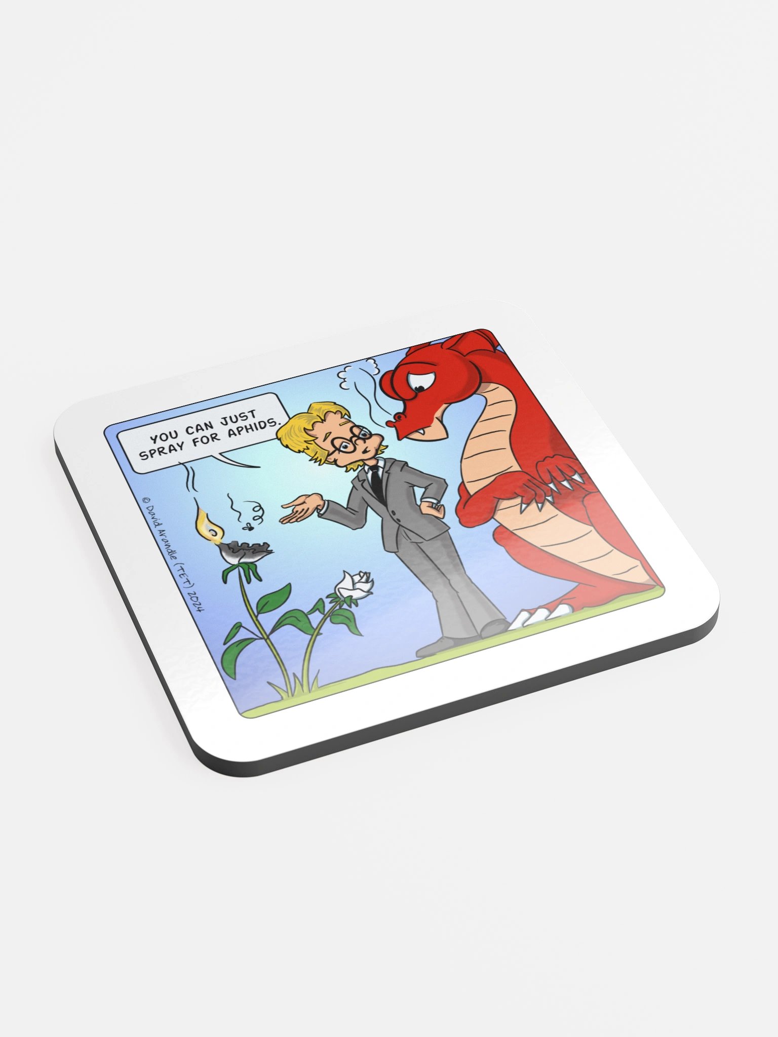 Resident Dragon Spray For Aphids Coaster product image (2)