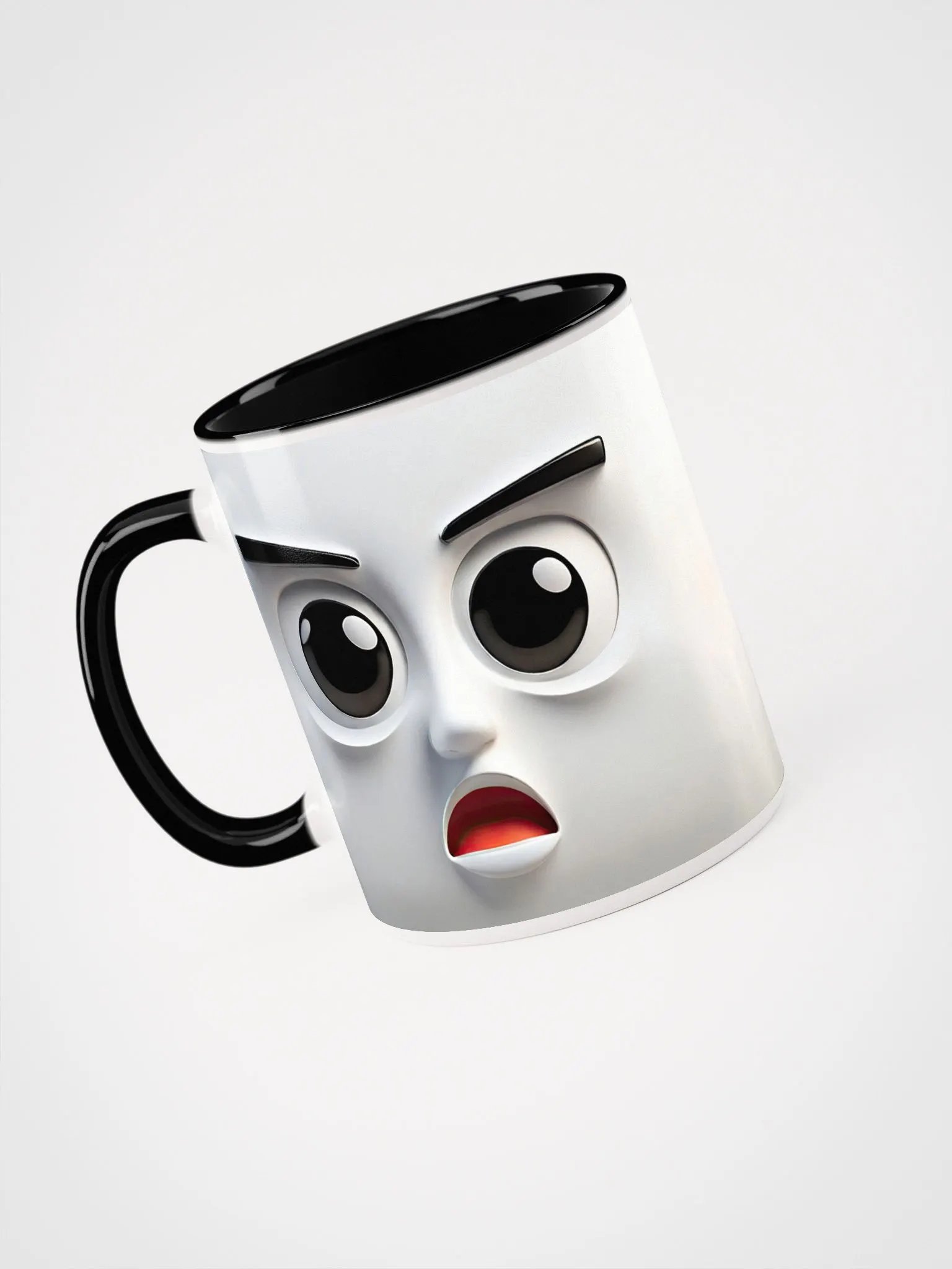 Surprised Expression Ceramic Mug product image (6)