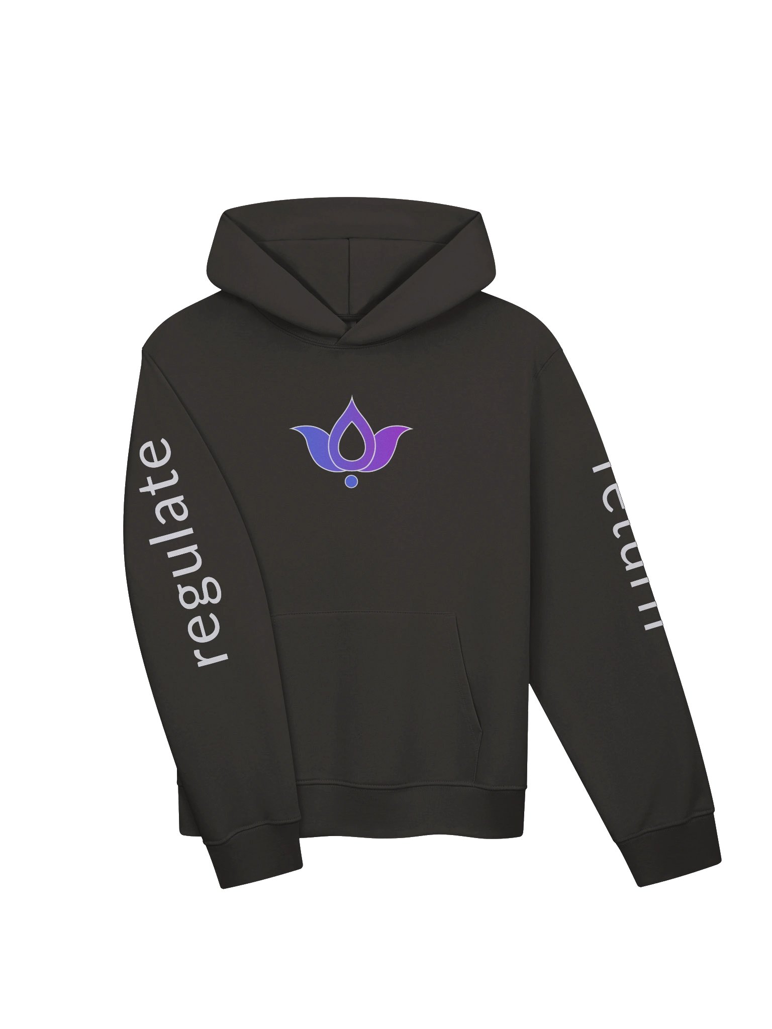 Regulate / Return Lotus Hoodie | Soft Black product image (3)