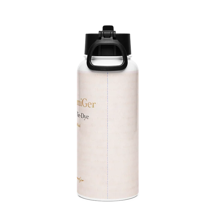 MummiGer Blue Tie-Dye Stainless Steel Water Bottle product image (2)