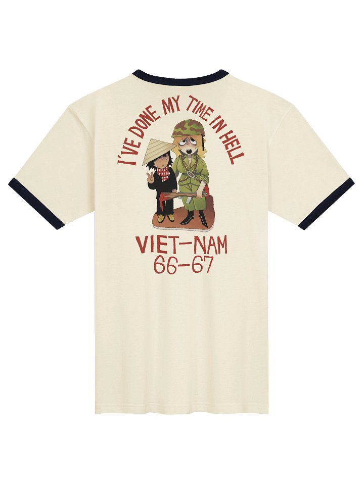 Vietnam War souvenir motif T-shirt product image (2)