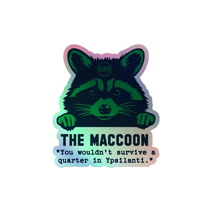 The MACCOON - Holographic Sticker (3 Sizes) product image (2)