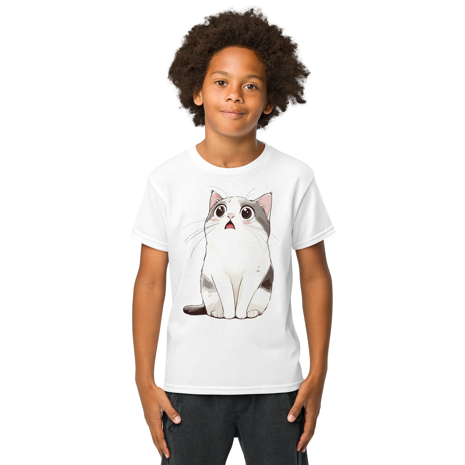 Surprised Cat Youth Tee product image (57)