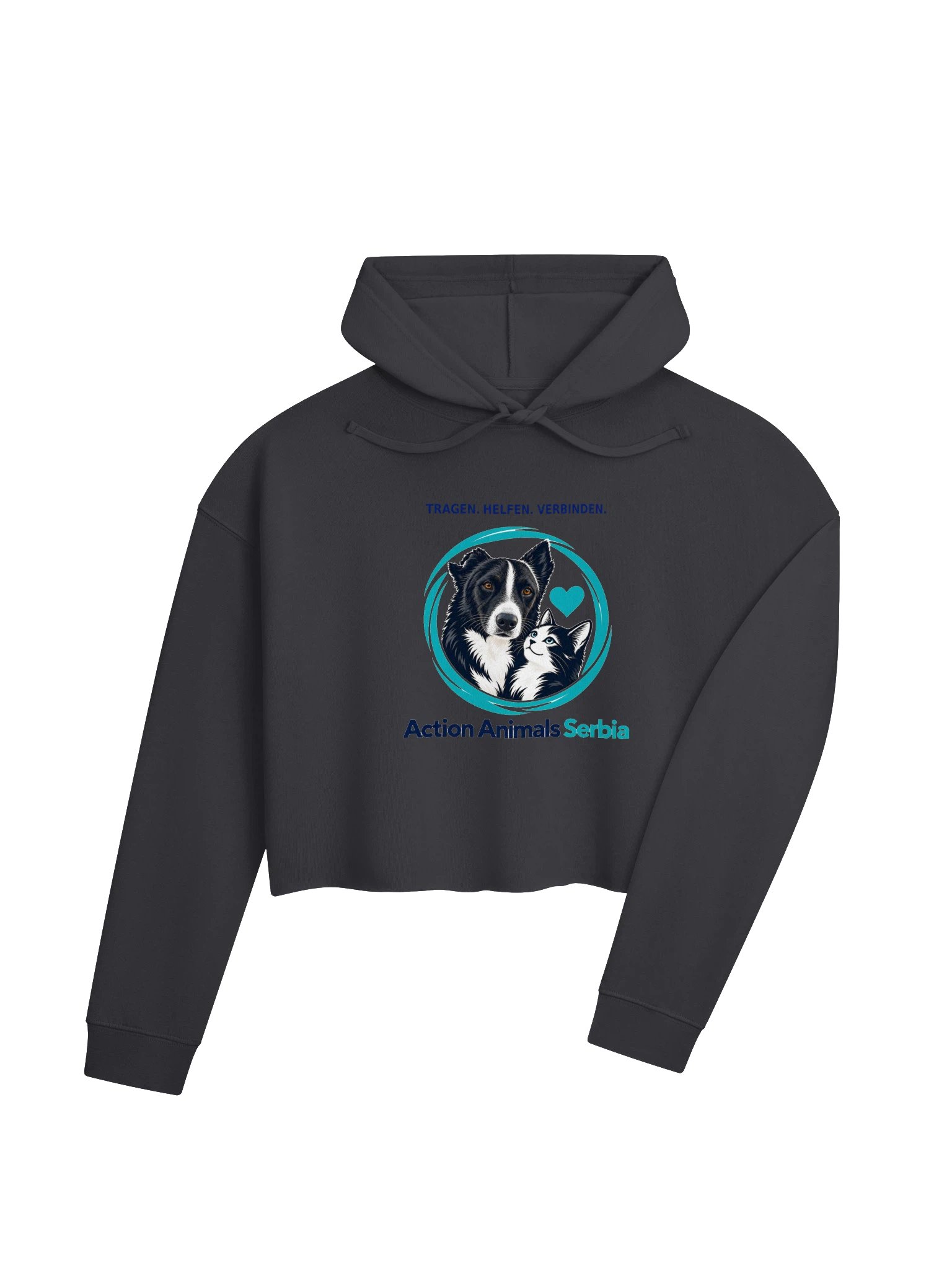 AAS · Mitgefühl steht dir – Cropped Hoodie product image (7)