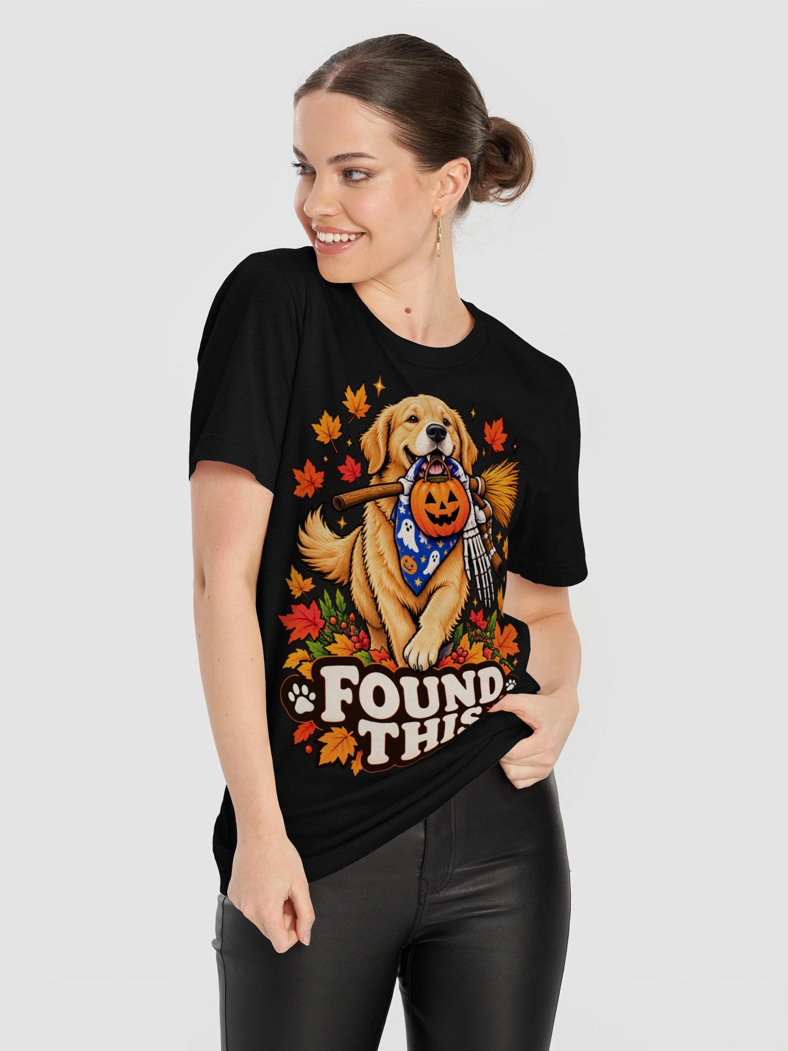 Golden Retriever Halloween T-Shirt – Found This product image (10)
