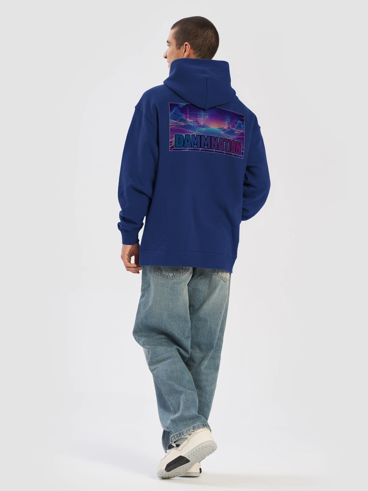 DAMMNATION "Retro" Pull Over Hoodie. product image (16)