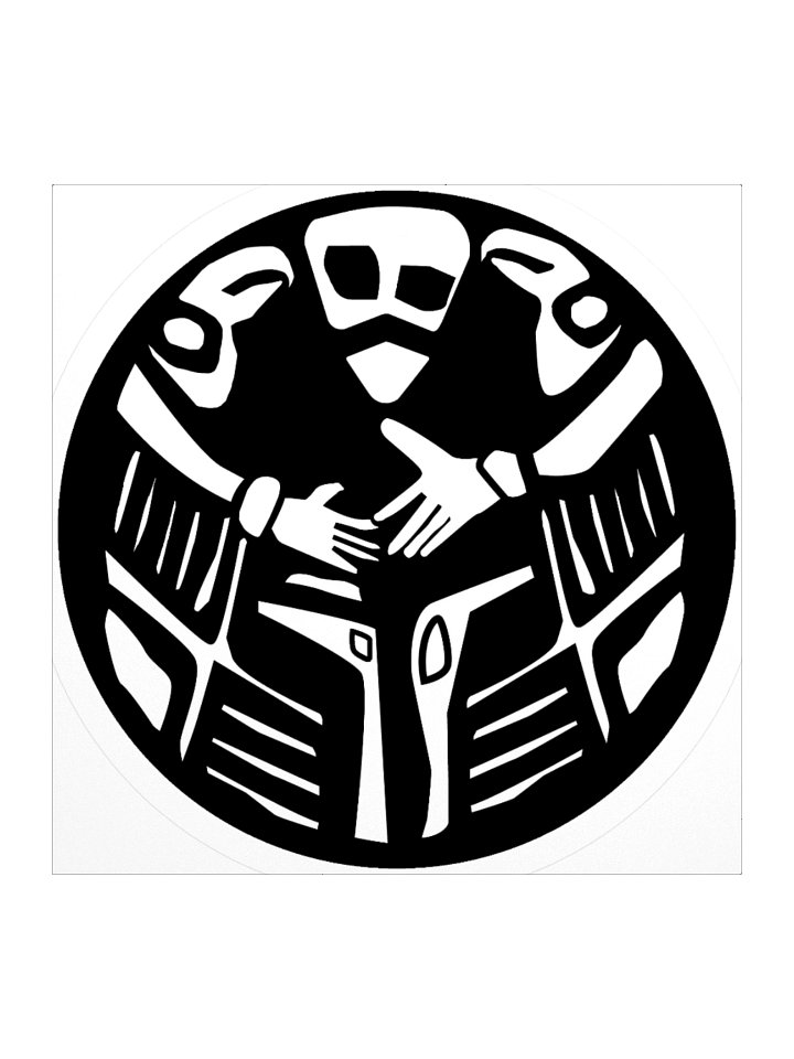 Odin hugs his Ravens sticker product image (3)