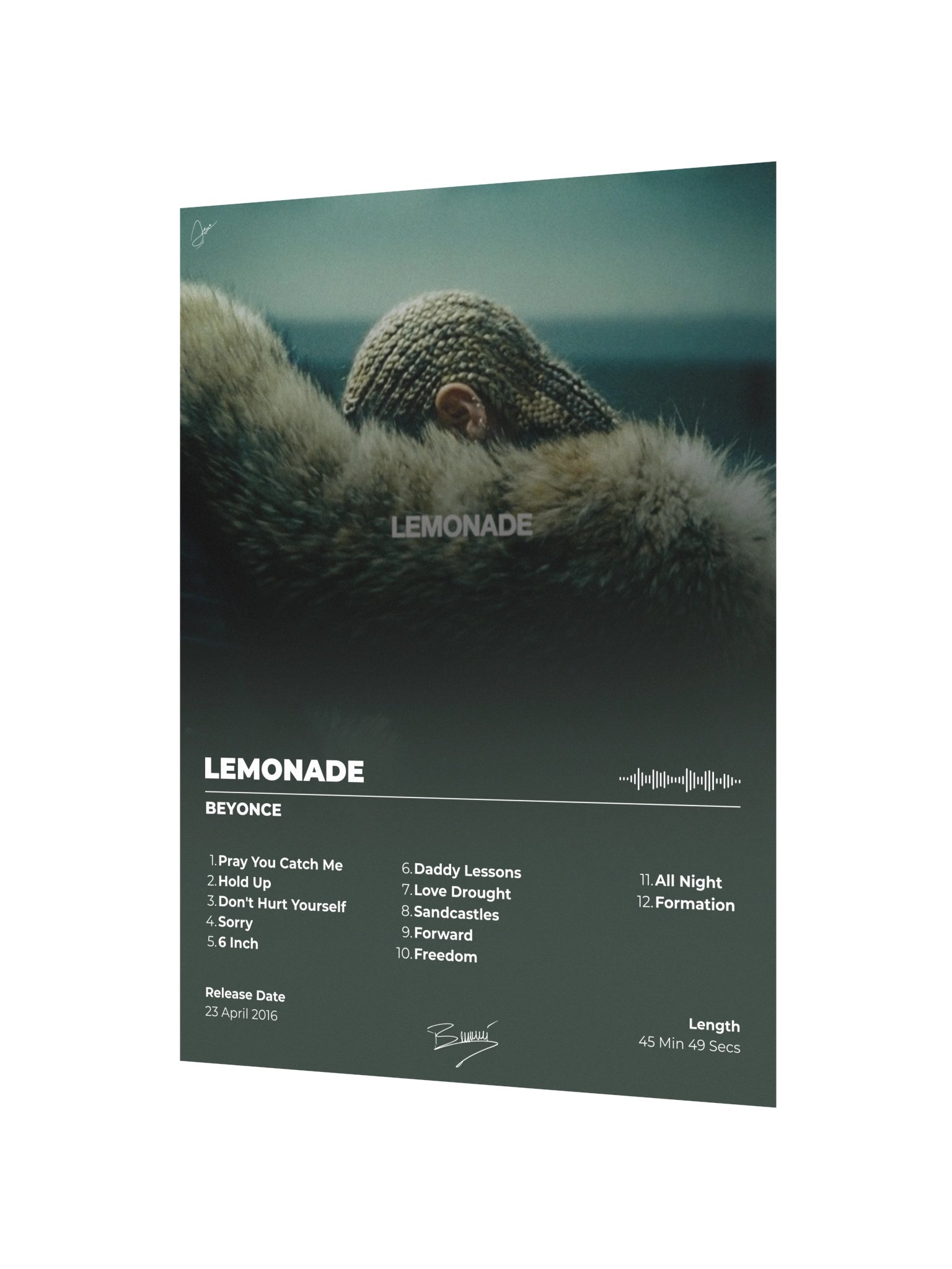 Beyoncé Lemonade Album Poster product image (3)
