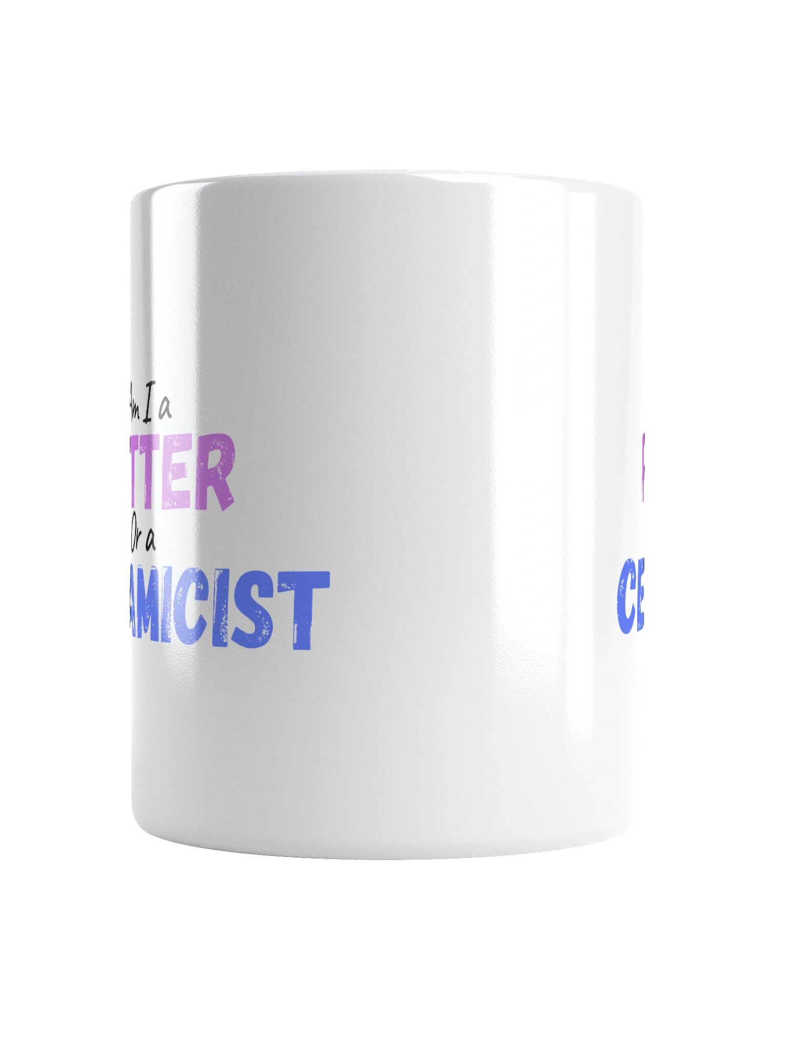 Am I a Potter or a Ceramicist White Glossy Mug product image (6)