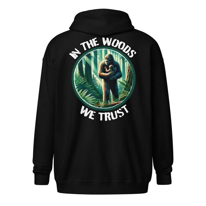 IN THE WOODS WE TRUST ZIP UP HOODIE product image (1)