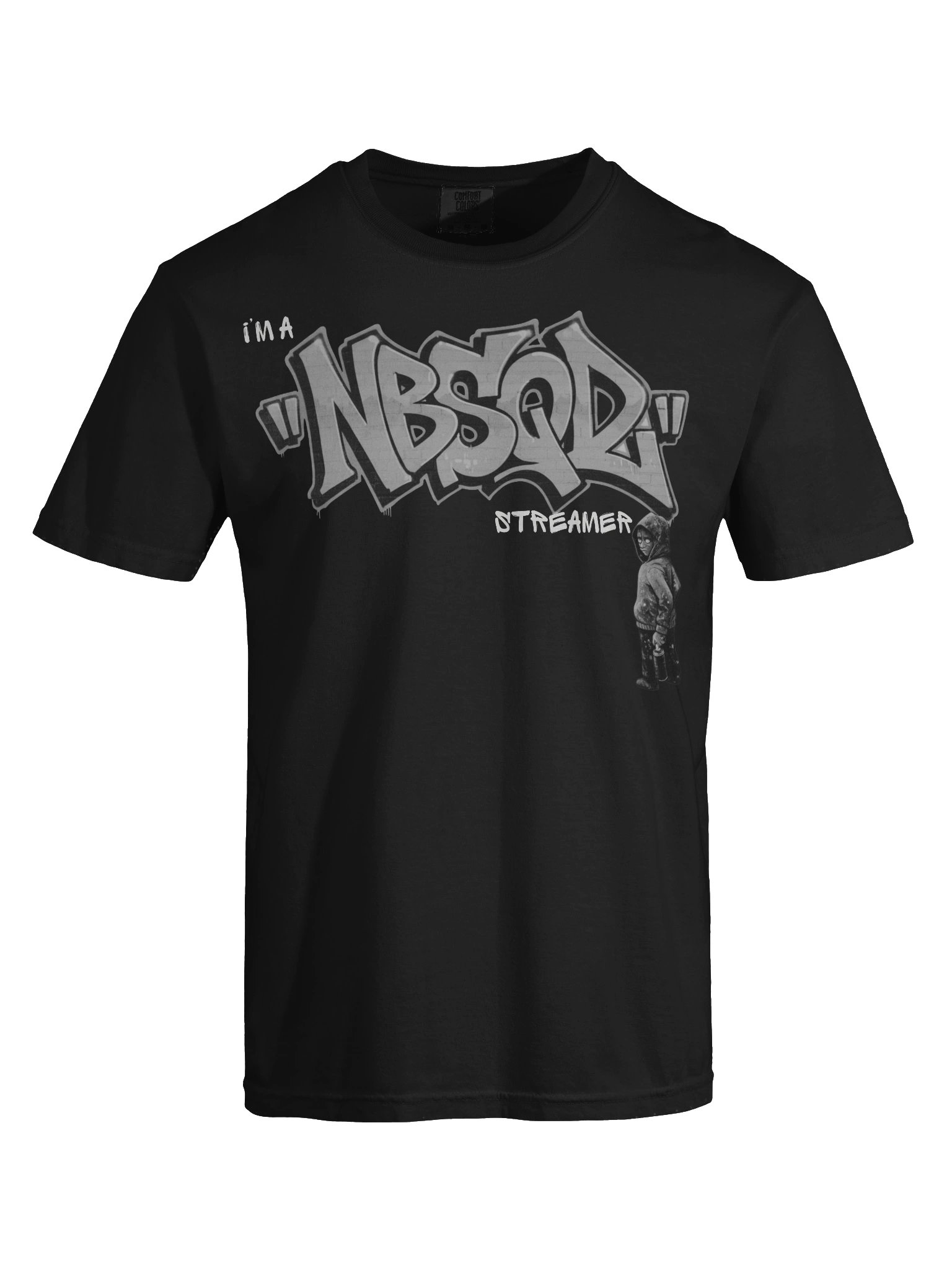 NBSQD Graffiti Mens BLK T-Shirt - Break The Rules Its Part of The Game product image (7)