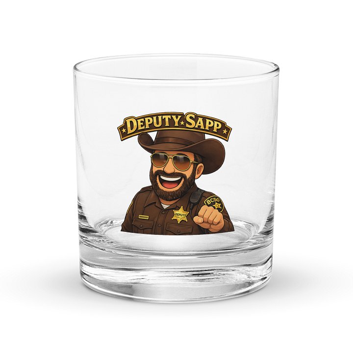 Deputy Sapp Rocks Glass product image (1)