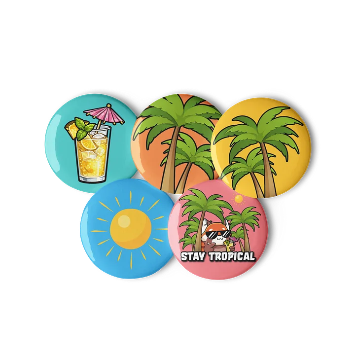 Badge Set 6 - Stay Tropical product image (1)