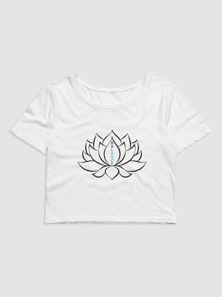 balance lotus ladies crop top product image (1)
