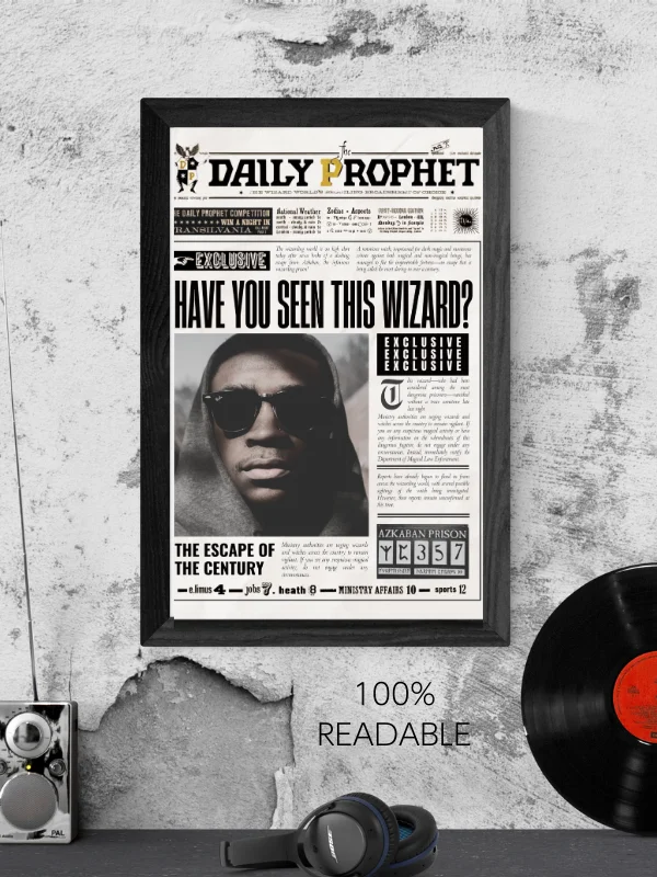 Magical Have You Seen This Witch? Newspaper 100% Customizable Template Bundle product image (3)