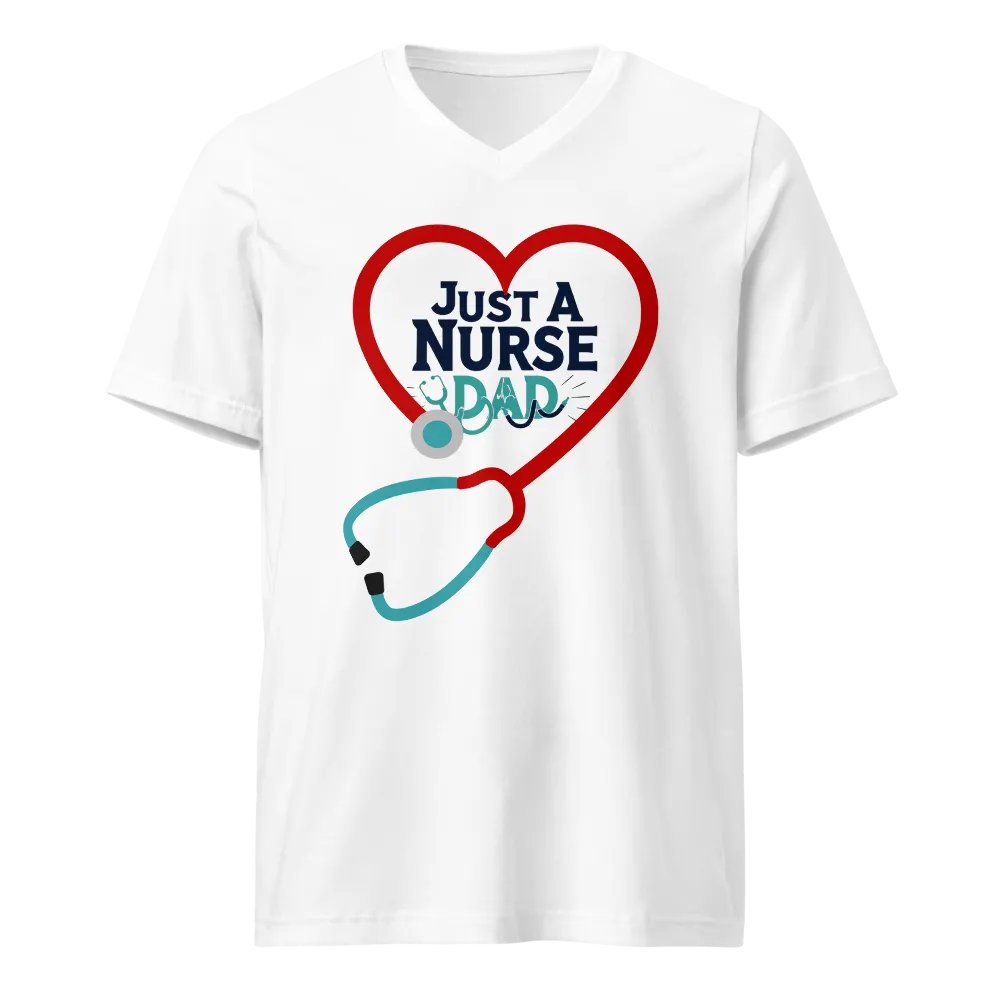 Heartfelt Nurse Dad v-neck Tee product image (1)
