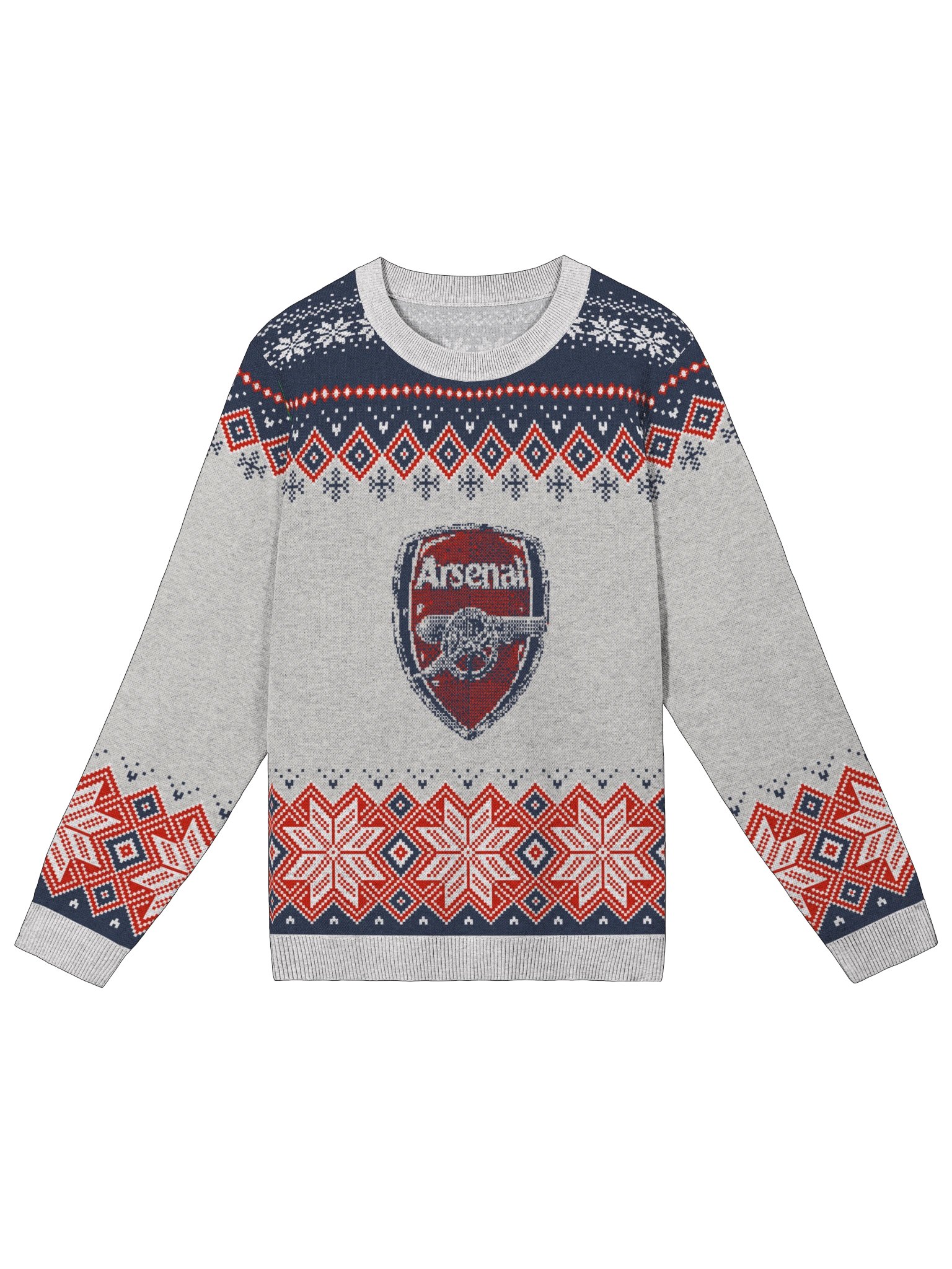 Arsenal Nordic Jacquard Crewneck Sweater product image (2)