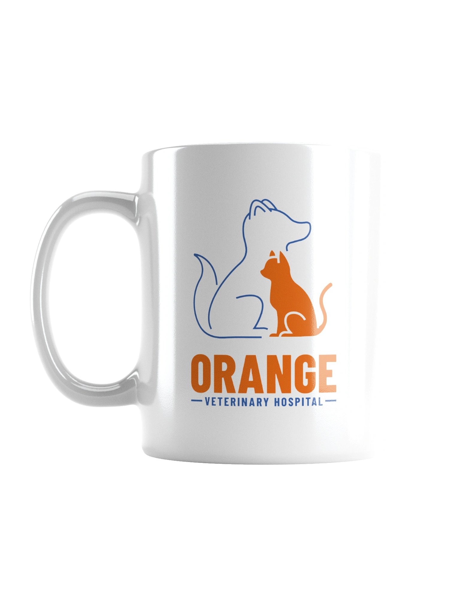 Orange Vet White Mug product image (3)