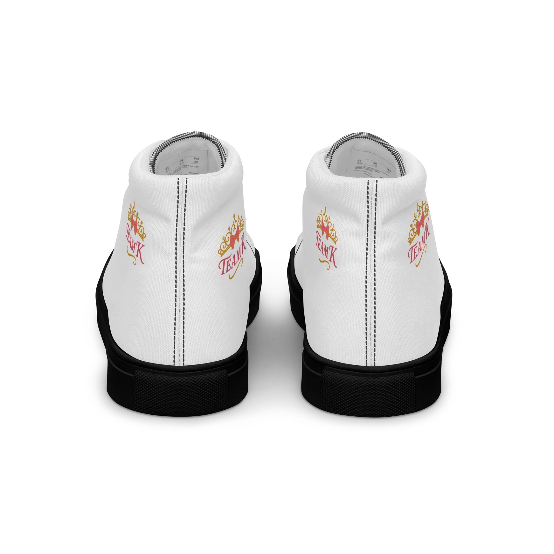 Team K (V-1) Women's High Top Canvas Shoes product image (4)