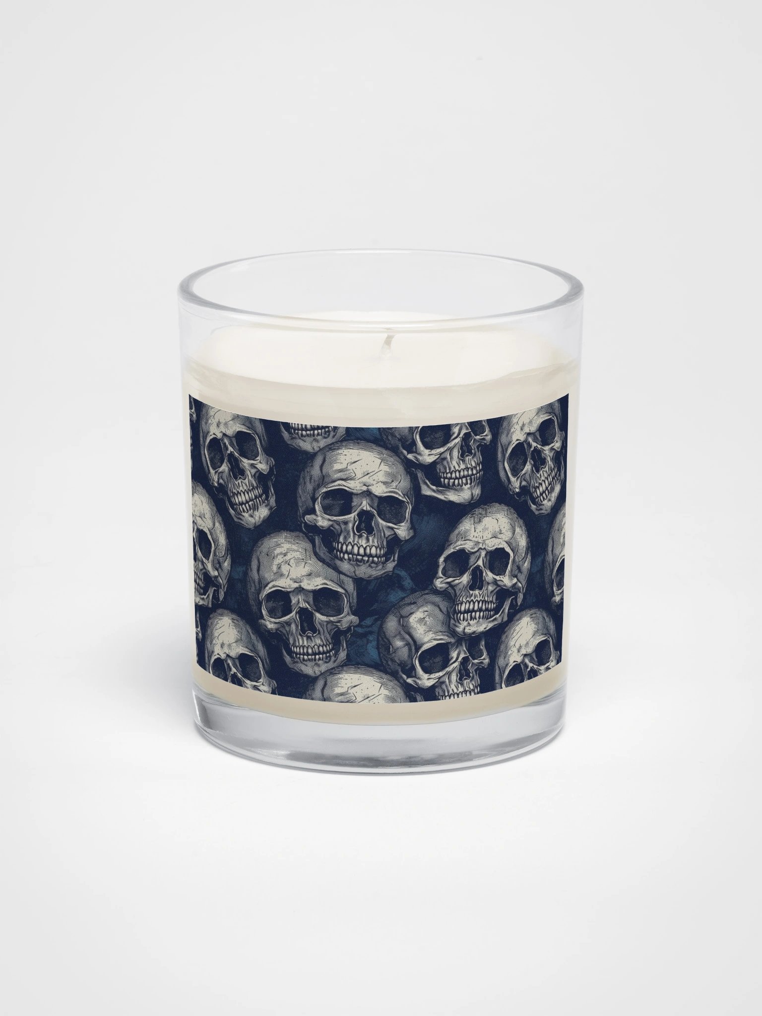 Intricate Skull Pattern Soy Wax Candle product image (1)