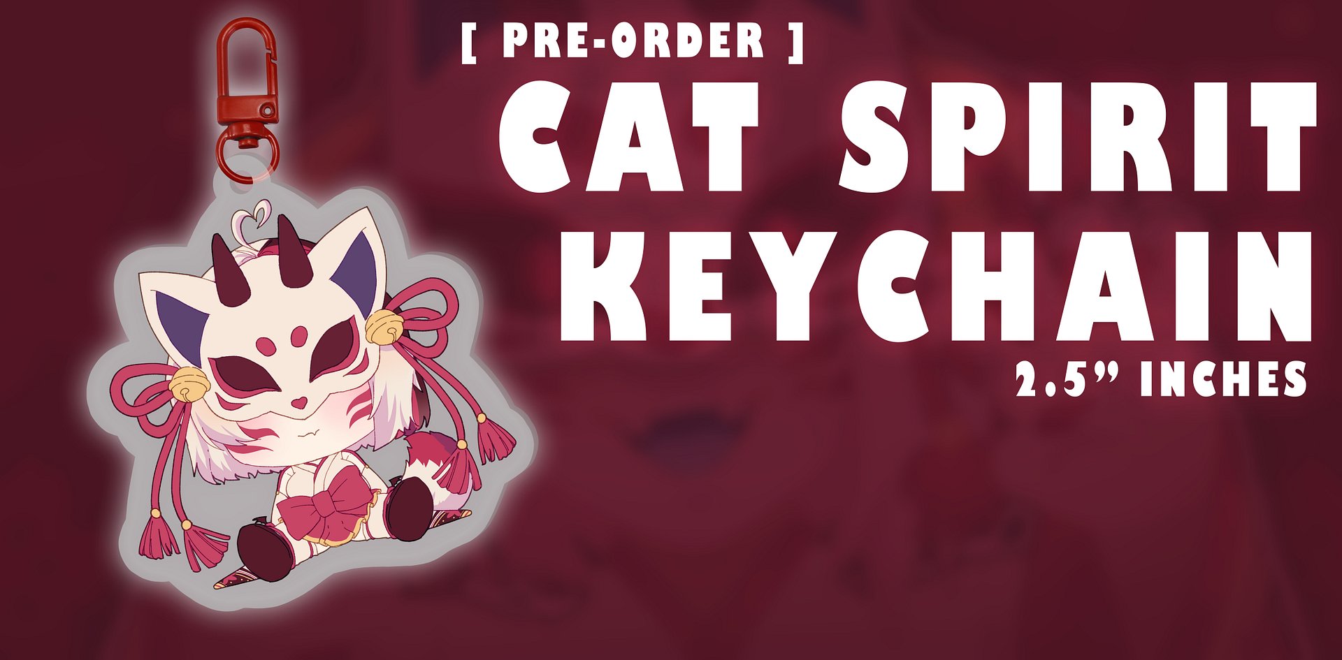 Cat Spirit Keychain product image (1)