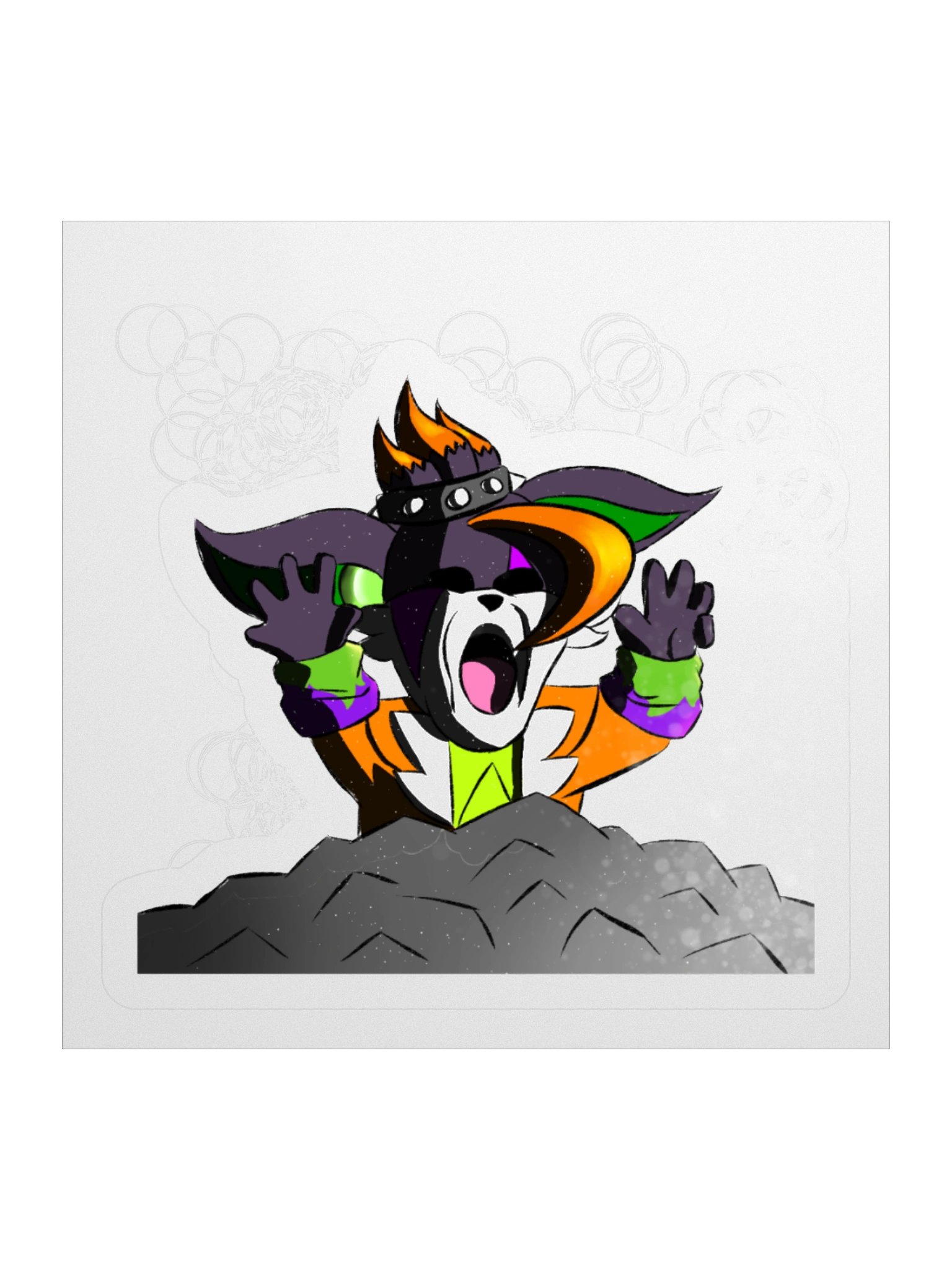 Ash Dusky Sticker product image (1)