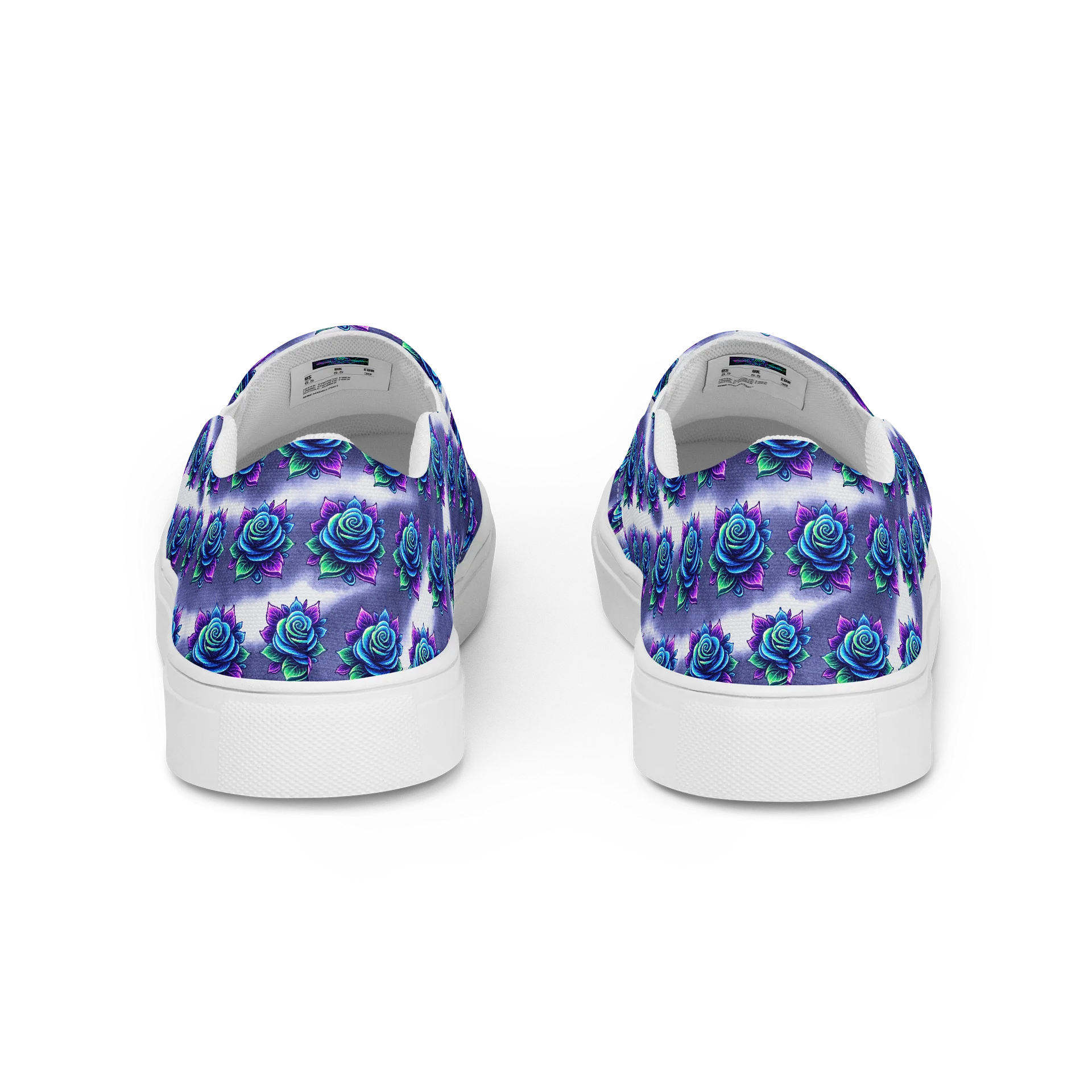 "Neon Rose" Premium Slip-On Canvas Shoes product image (4)