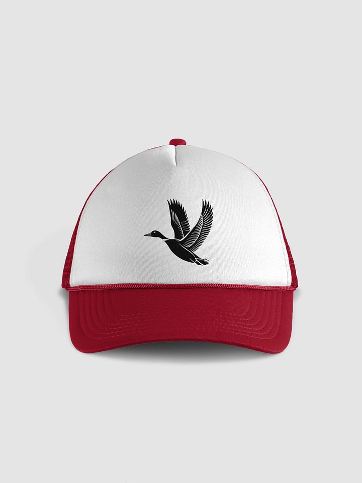 Minimalist Flying Bird Silhouette Foam Trucker Hat product image (1)