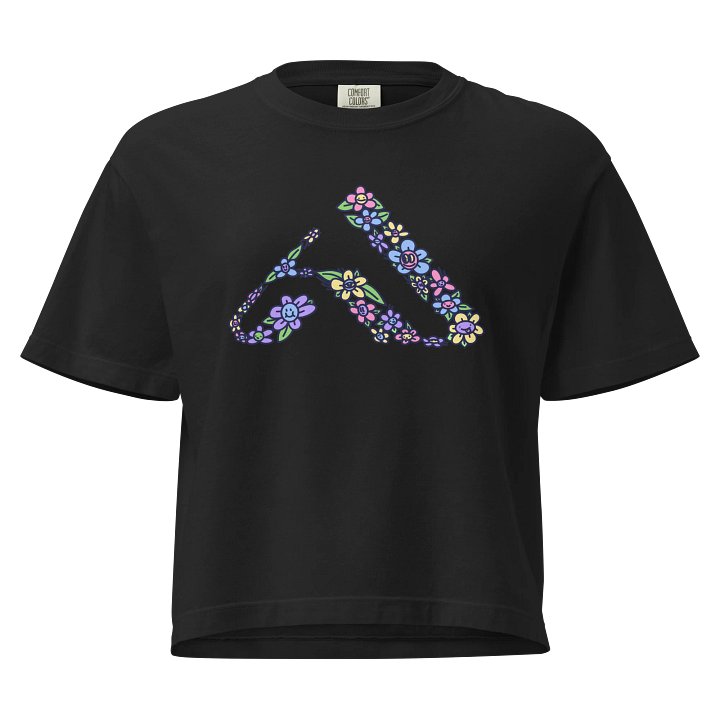 Flower Cartoon Women's Boxy product image (1)