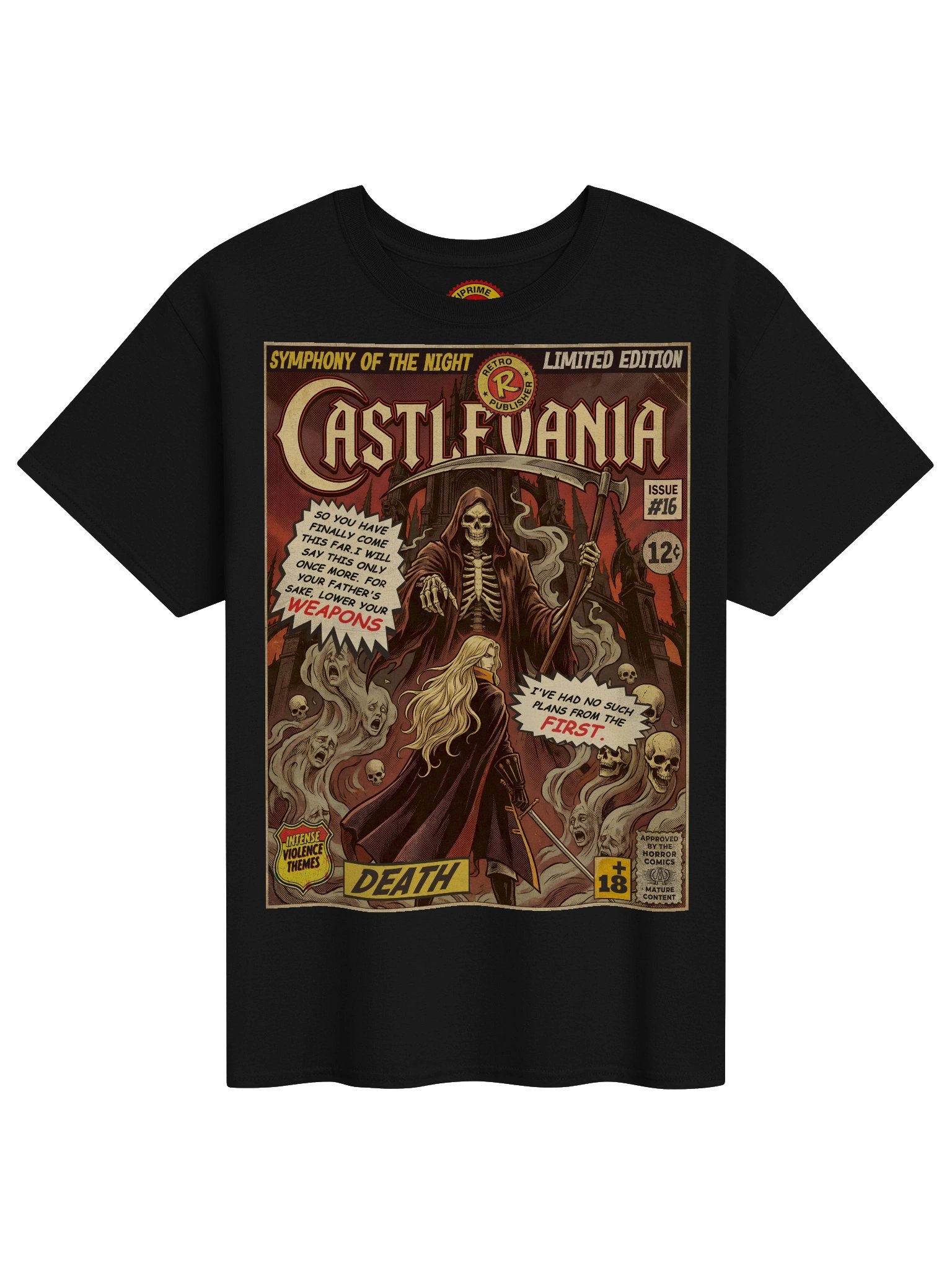 Castlevania: Symphony of the Night Comic Art T-Shirt product image (1)