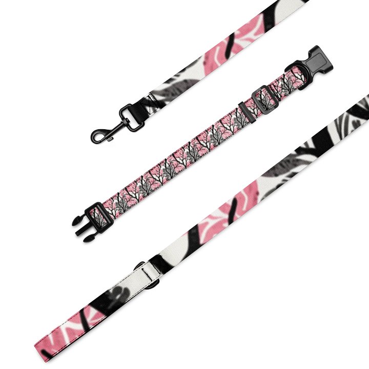 Petal to the Metal | Cherry Blossom Camo Leash & Collar Set product image (2)