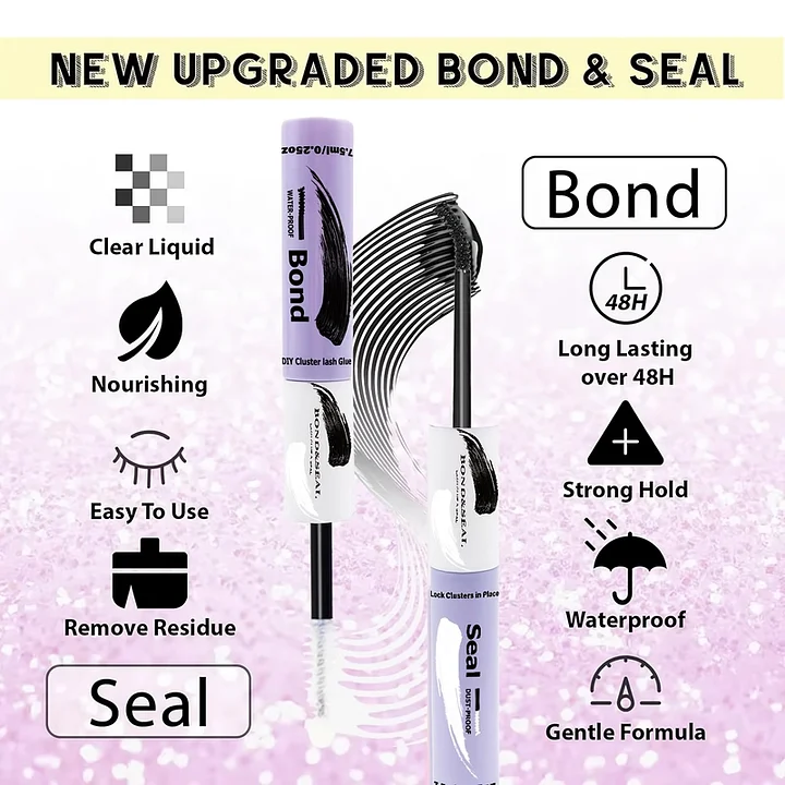 Ultra‑Hold Lash Glue Duo – Clear & Black product image (1)