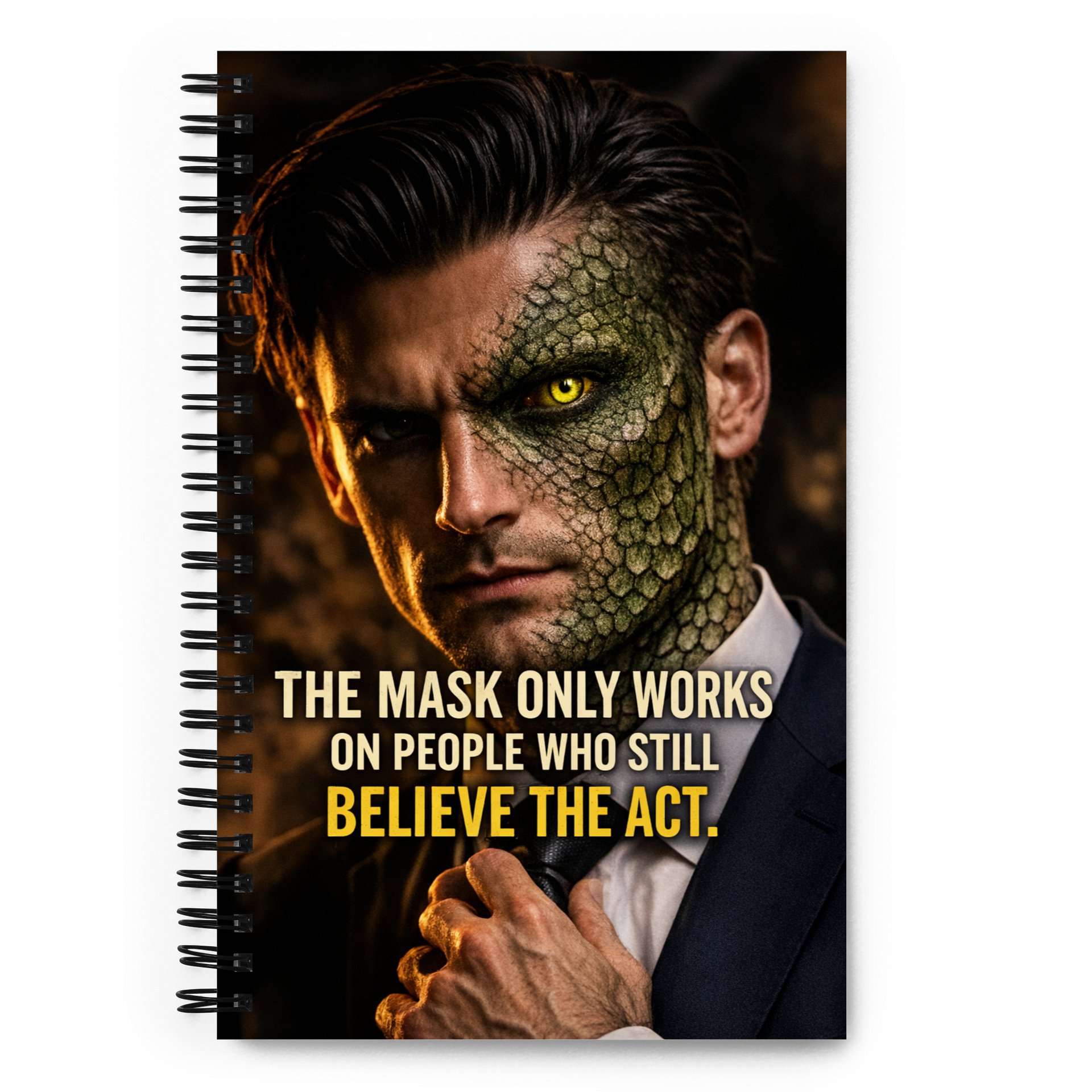 Don’t Believe the Act Spiral Notebook product image (1)