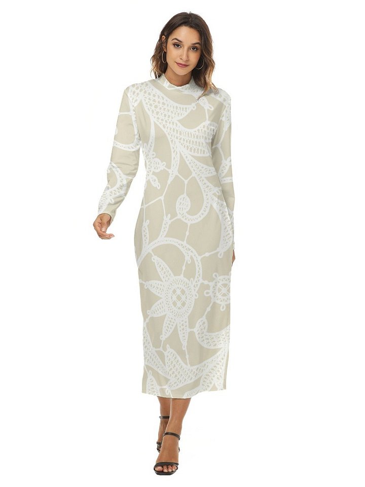 Monochrome Rose Elegance Maxi Dress product image (1)
