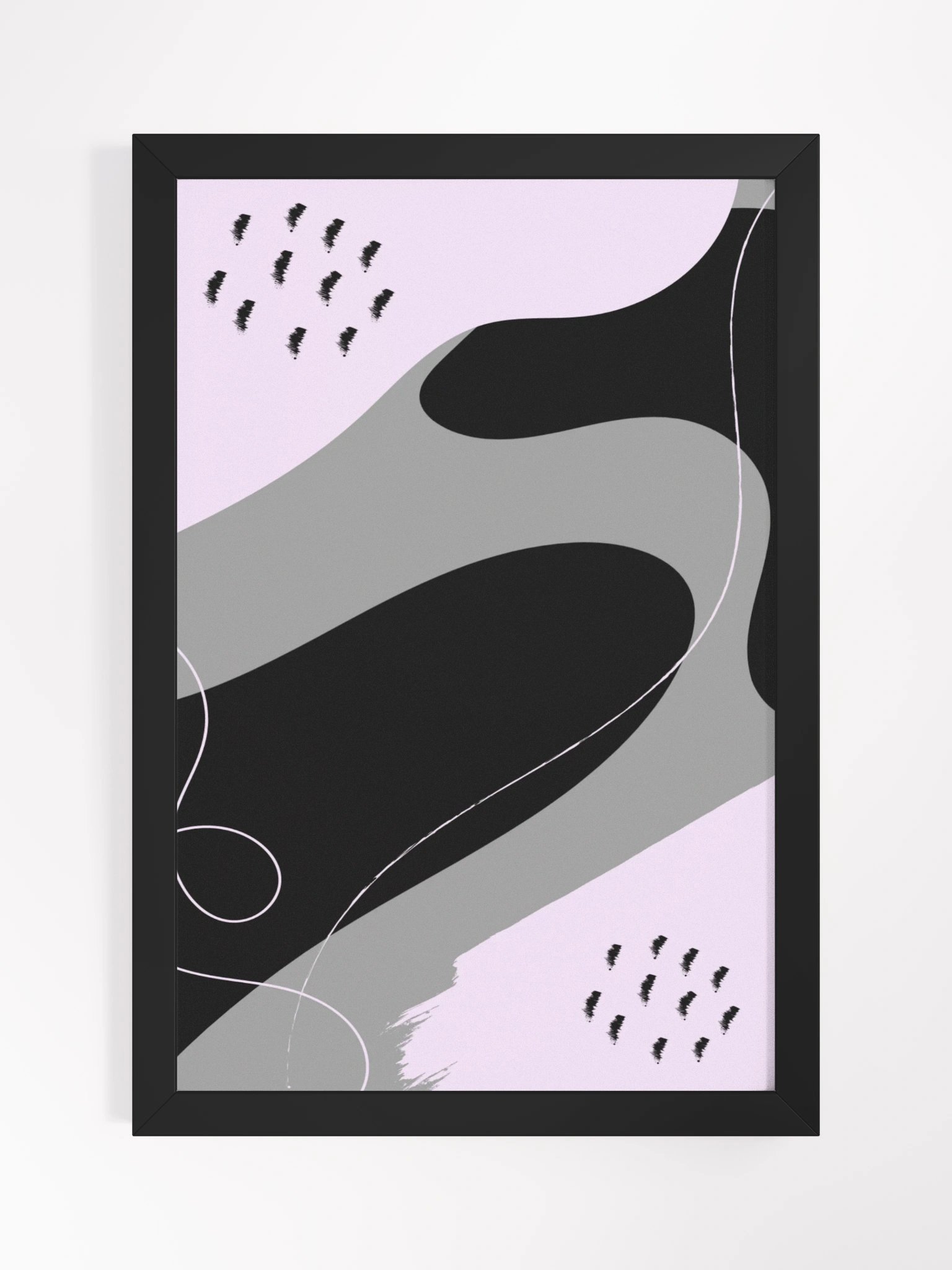 Abstract Minimalist Framed Poster product image (1)