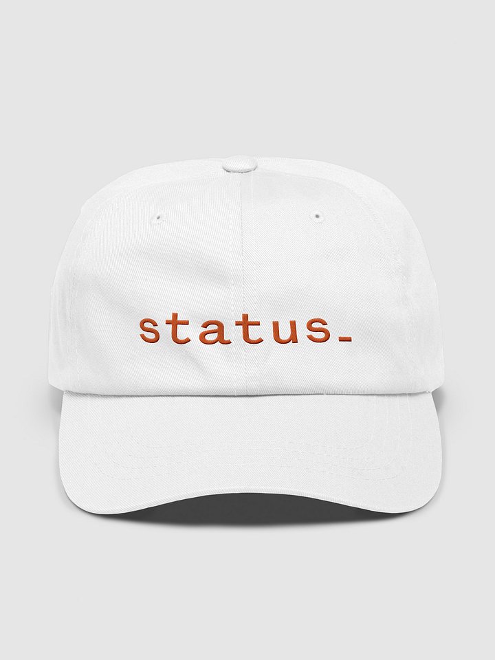 The Status Cap (Orange Logo) product image (1)