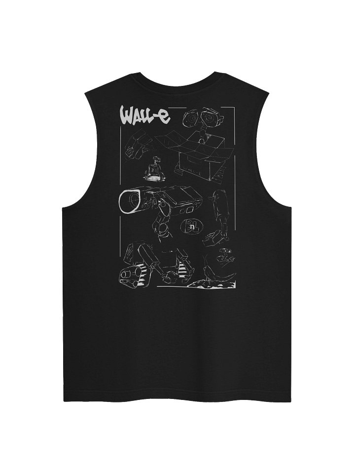 Robo Cube Sleeveless Tee (Black) product image (2)