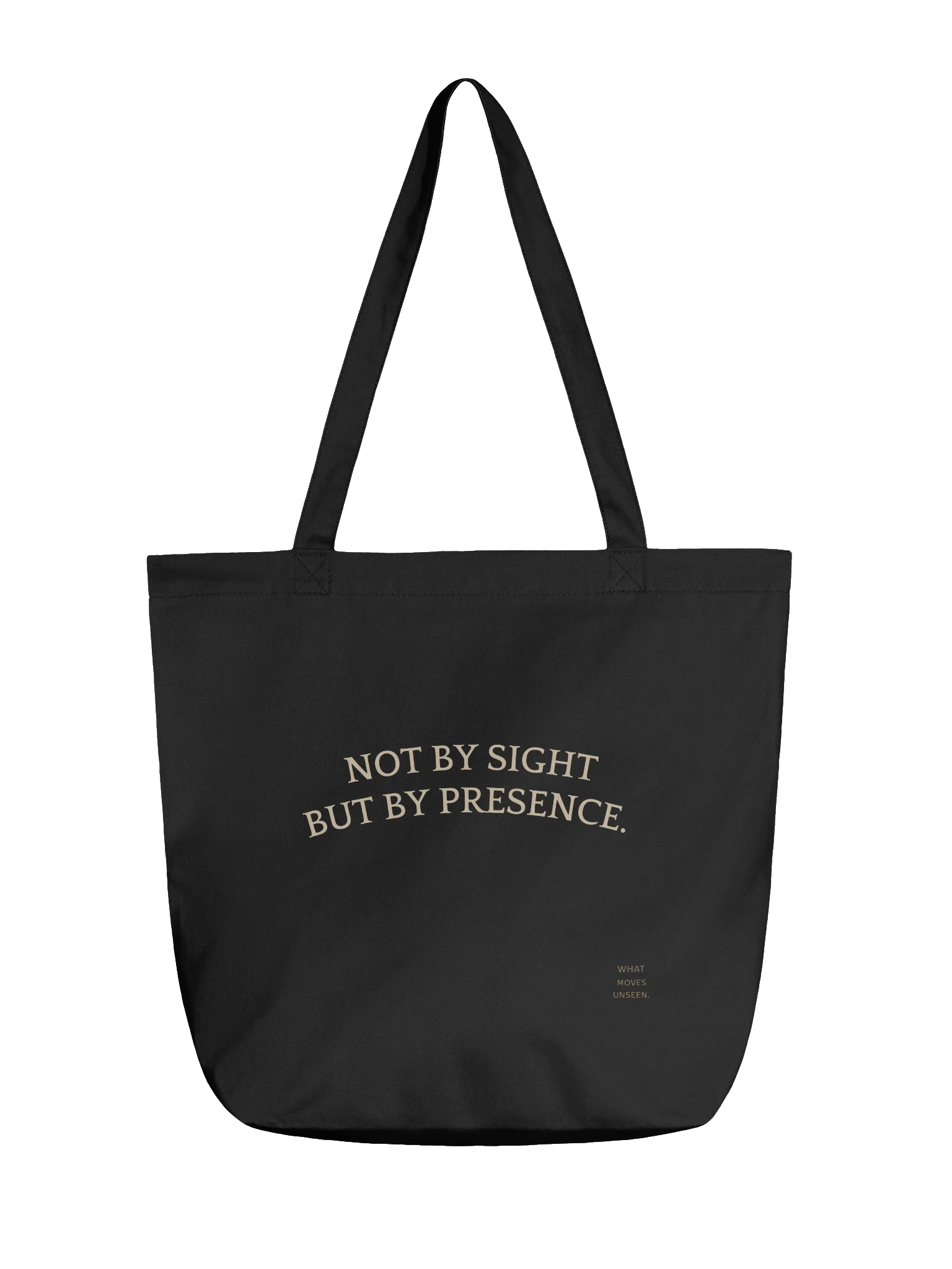 What Moves Unseen — Organic Tote Bag product image (2)