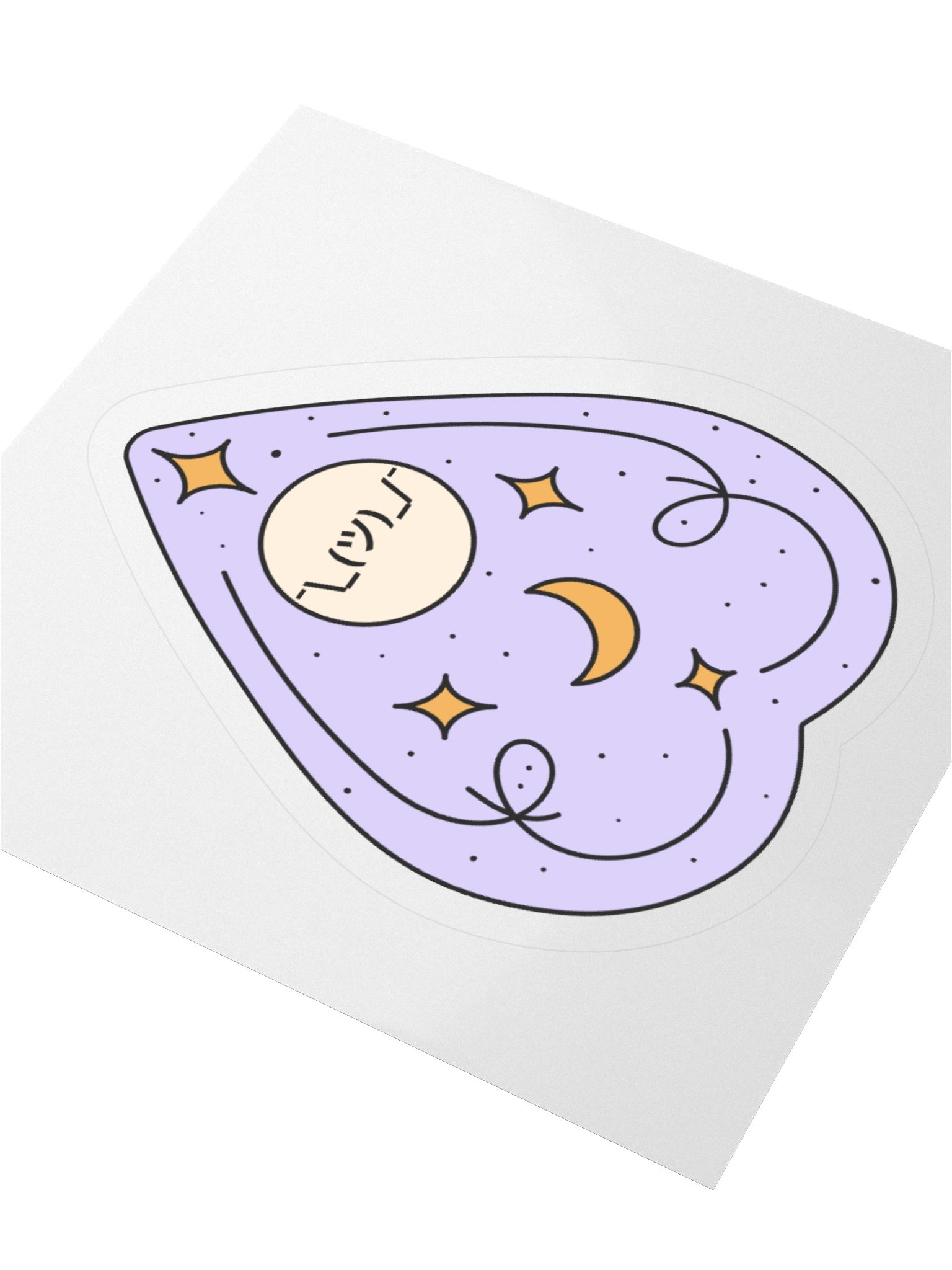 Shrug Ouija Board Response Sticker product image (3)