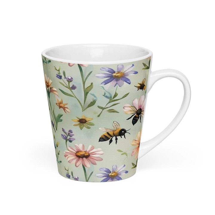 Buzzing Blooms Latte Mug product image (2)