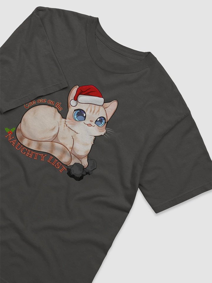 Cats are on the Naughty List Merch Tshirts product image (1)