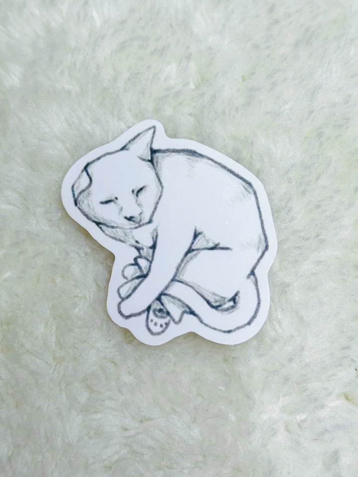 Eepy Kat Sticker product image (1)