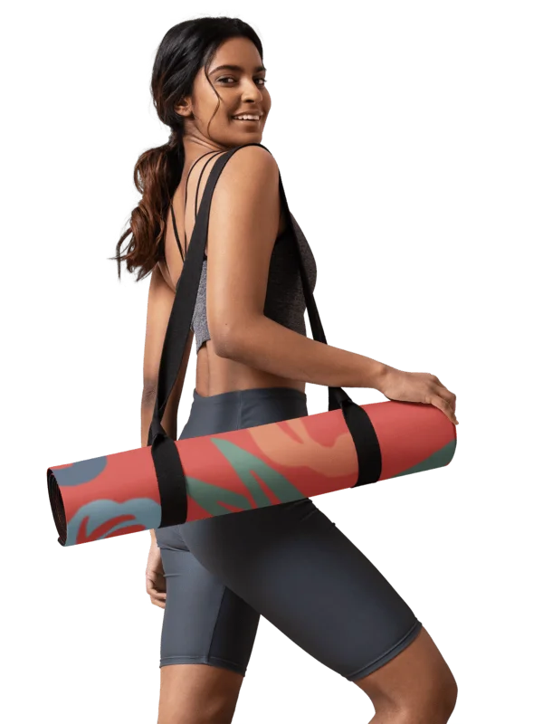 Japanese Vintage Floral Yoga Mat product image (3)