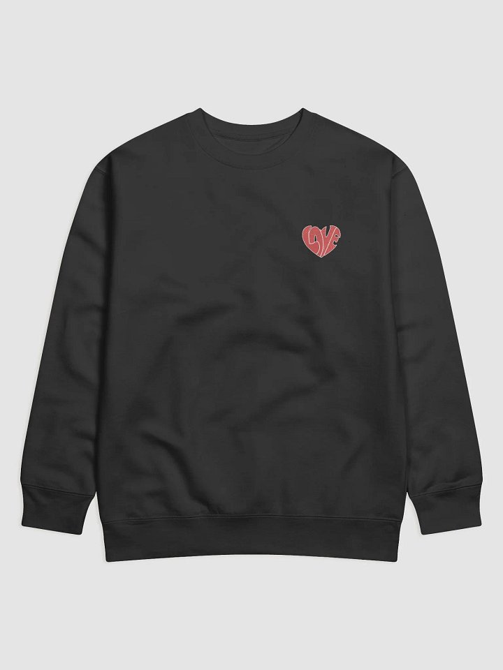 Love Heart Distressed Sweatshirt product image (3)