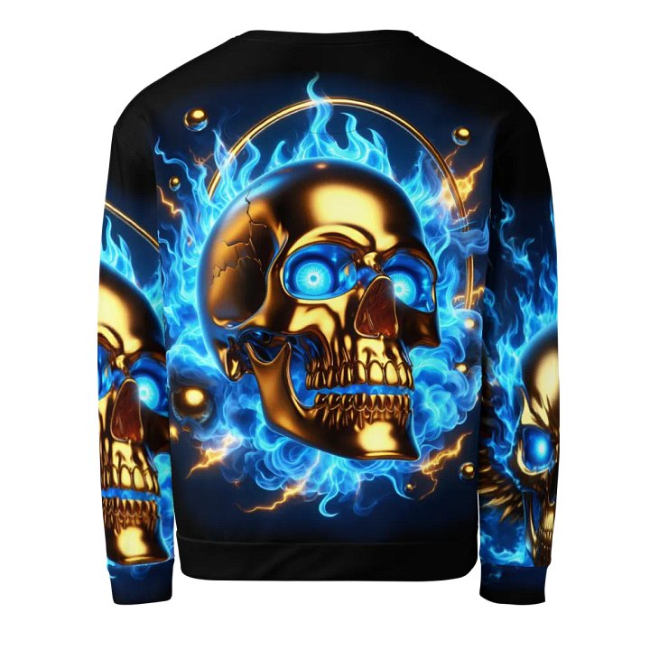 Ethereal Golden Skull - Unisex Sweatshirt #18 product image (2)
