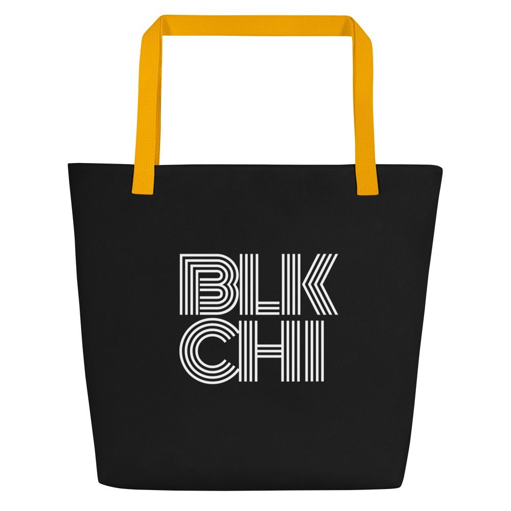 Large Blockline Tote - Yellow product image (1)